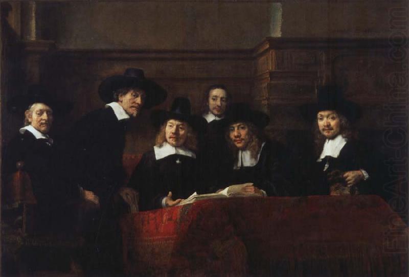 REMBRANDT Harmenszoon van Rijn The Syndics china oil painting image